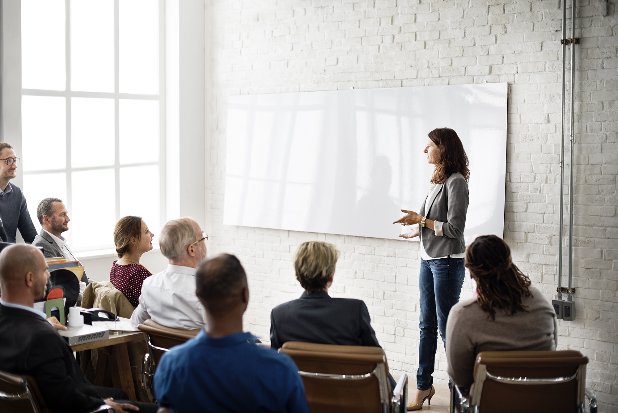 people in webinar