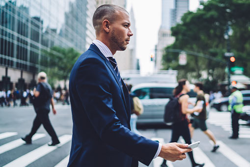 man walking