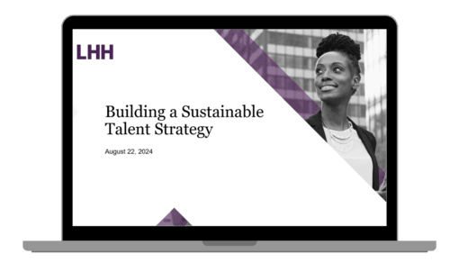 building a sustainable talent strategy